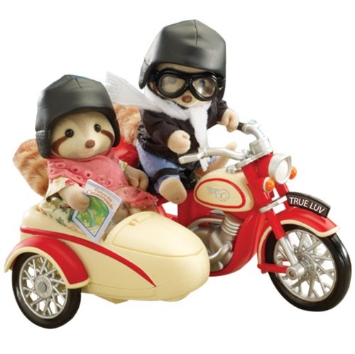  Calico Critters 摩托车及浣熊套装，原价$39.99，现仅售$28.80