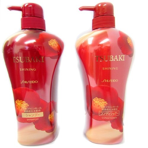 Shiseido Tsubaki Shining Shampoo and Conditioner, 550 ml, only $22.74