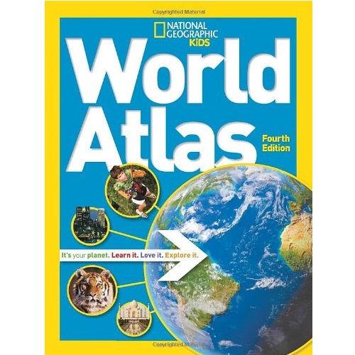 史低价！National Geographic国家地理杂志儿童版世界地图集，原价$14.99，现仅售$7.32