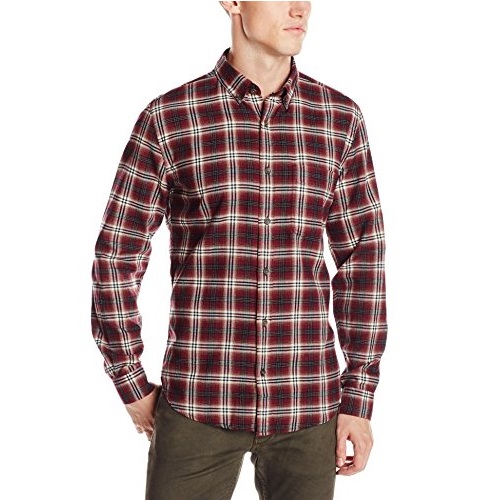 7 For All Mankind Men's Plaid Oxford Woven Shirt, only $38.18, free shipping