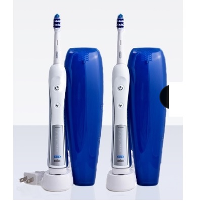 Groupon：Oral-B深层清洁电动牙刷，两只装，原价$249.98，现仅售$94.99，免运费