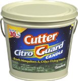 史低价！夏天的好东东！Cutter CitroGuard驱蚊蜡烛，17盎司，原价$14.99，现仅$4.99！