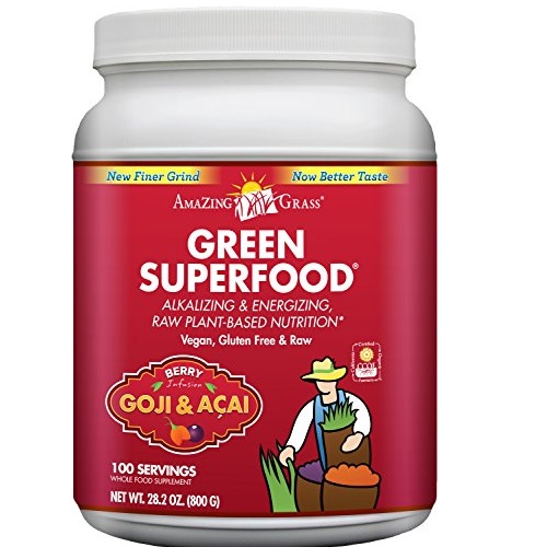 Amazing Grass Green SuperFood Berry, 100 Servings, 28.2 Ounces, only $23.63