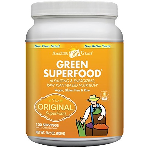 Amazing Grass Green SuperFood Original, 100 Servings, 28.2 Ounces, only $29.53, free shipping after clipping coupon and using SS