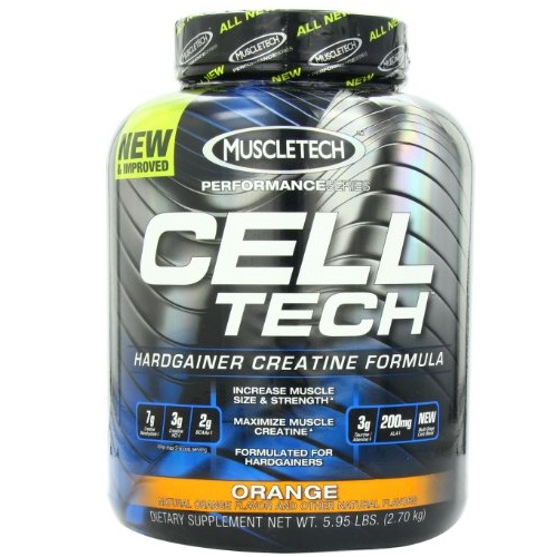 Muscletech Cell Tech Performance Series Powder, Orange, 5.95 Pounds, only  $34.11, free shipping after clipping coupon and using SS