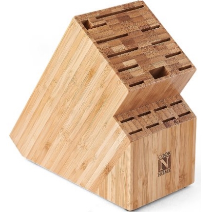 Cook N Home Bamboo Knife Storage Block $11.29 FREE Shipping on orders over $49