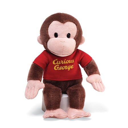 Gund Curious George Stuffed Animal, 12 inches, only $10.41