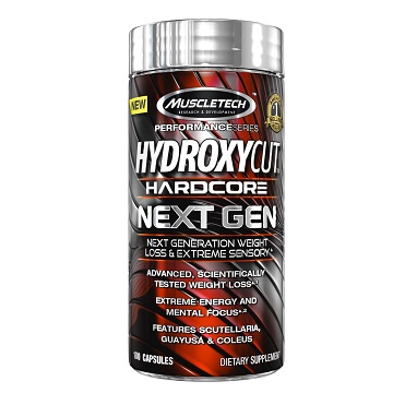MuscleTech Hydroxycut Hardcore Next Gen, Scientifically Tested Weight Loss and Energy, Weight Loss Supplement, 180 Capsules, only $20.12 after clipping coupon, free shipping