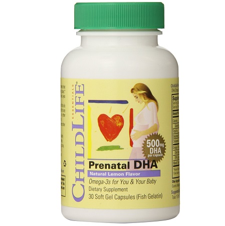 Child Life Prenatal DHA Soft Gels, Lemon Flavor, 30 Count, only $12.12