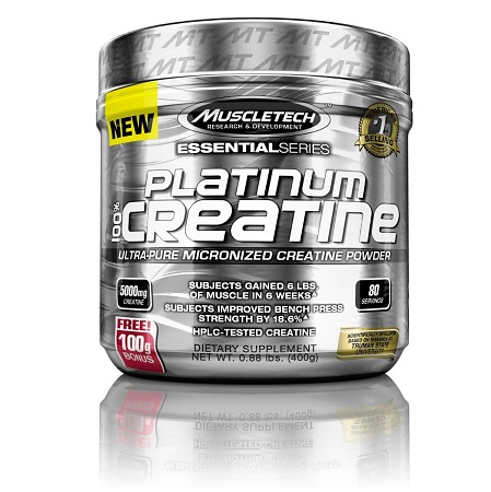 MuscleTech Platinum 100% Creatine, Ultra-Pure Micronized Creatine Powder, 80 Servings, 0.88 lbs (400g), only $7.60, free shipping after using SS