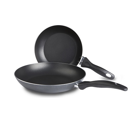 T-fal A857S2 Specialty Nonstick Dishwasher Safe PFOA Free 8-Inch and 10-Inch Fry Pan / Saute Pan Cookware Set, 2-Piece, Black, only $14.29