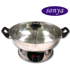 Sonya Shabu Shabu Hot Pot Electric Mongolian Hot Pot W/DIVIDER $59.99