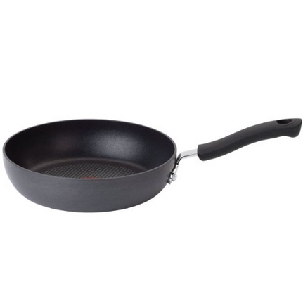 T-fal E91802 Ultimate Hard Anodized Durable Nonstick Expert Interior Thermo-Spot Heat Indicator Anti-Warp Base Dishwasher Safe Oven Safe Saute / Fry Pan Cookware, 8-Inch, Gray $7.57