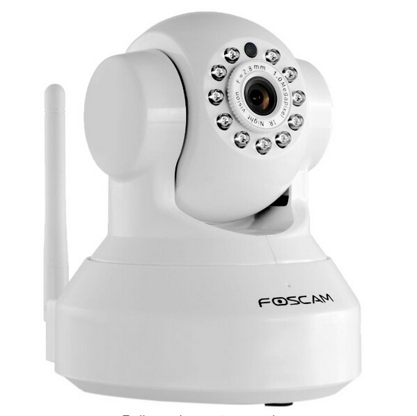 Foscam FI9816P Plug and Play 720P HD H.264 Wireless/Wired Pan/Tilt IP Camera, 26-Feet Night Vision and 70 Degree Viewing Angle (White)，$69.99 & FREE Shipping