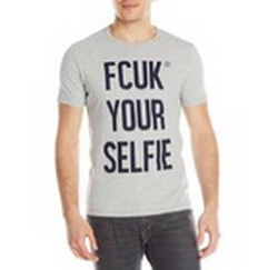 French Connection Fcuk Your Selfie 個性男士T恤，現用折扣碼后僅$27.16！