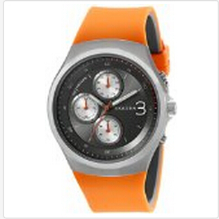 Skagen Men's SKW6156 Jannik Analog Display Analog Quartz Orange Watch，$140.79 