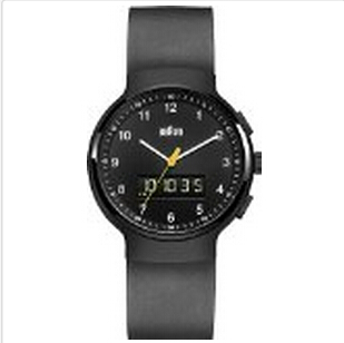 Braun Men's BN0159BKBKG Analog Digital Analog-Digital Display Japanese Quartz Black Watch，$175.99 & FREE Shipping
