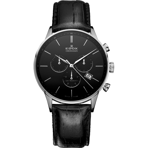 Edox Men's Les Vauberts Chronograph Watch 10408-3N-NIN $199 