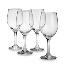 Libbey 14-Ounce Classic White Wine Glass, Clear, 4-Piece for $9.99