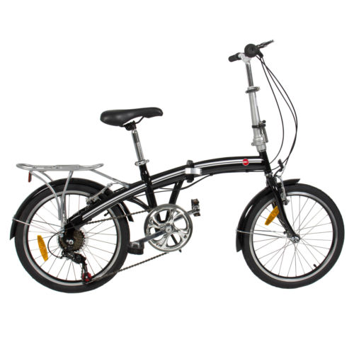 eBay： 最后一天！20吋可折叠自行车，配6速变速器，原价$249.95，现使用折扣码后仅售$94.99，免运费