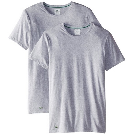 Lacoste Men's 2-Pack Colours Cotton Stretch Crew T-Shirt $17.27 FREE One-Day Shipping