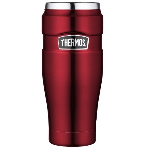Thermos Stainless King 16-Ounce Travel Tumbler, Cranberry, only $15.09