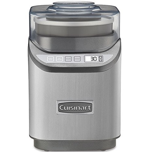 Cuisinart ICE-70 Electronic Ice Cream Maker, Brushed Chrome, Ice Cream Maker with Countdown Timer, With Countdown Timer, only$89.82, free shipping after clipping coupon