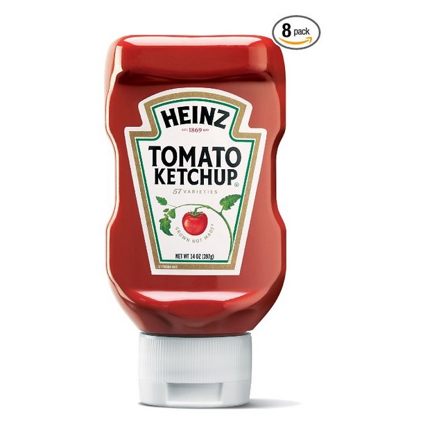 白菜！速抢！Heinz鲜美番茄酱，14oz/瓶，共8瓶，现仅售$6.94，免运费。数量不多！