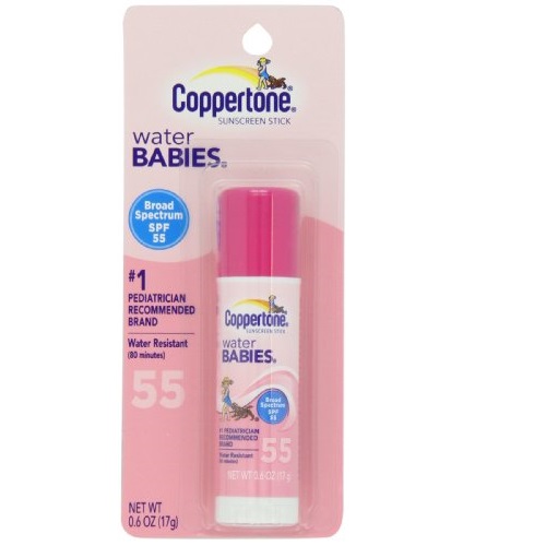 Coppertone WaterBABIES Stick SPF 55, 0.6 Ounce, only $3.79, free shipping after using SS
