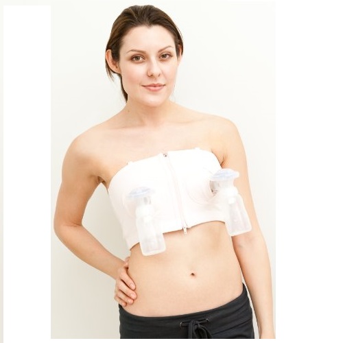 Simple Wishes Hands-Free Breastpump Bra, Pink, XS-L, only $26.49