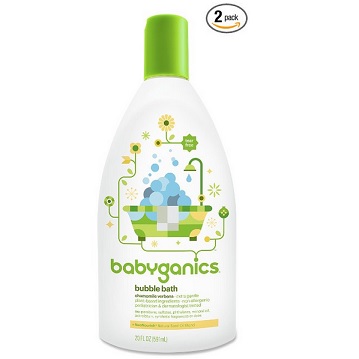 Babyganics Baby Bubble Bath, Chamomile Verbena, 20oz Bottle, (Pack of 2), only  $6.81, free shipping after clipping coupon and using SS