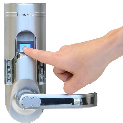 iTouchless Bio-Matic Fingerprint Door Lock For Right Hand Door, Silver,only $219.63, free shipping after clipping coupon