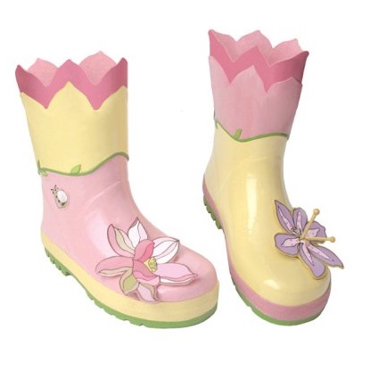蘇瑞同款！大降！速搶！Kidorable 蓮花仙子兒童雨靴，原價$35.00，現使用折扣碼后僅售 $14.80。可直郵中國！ 