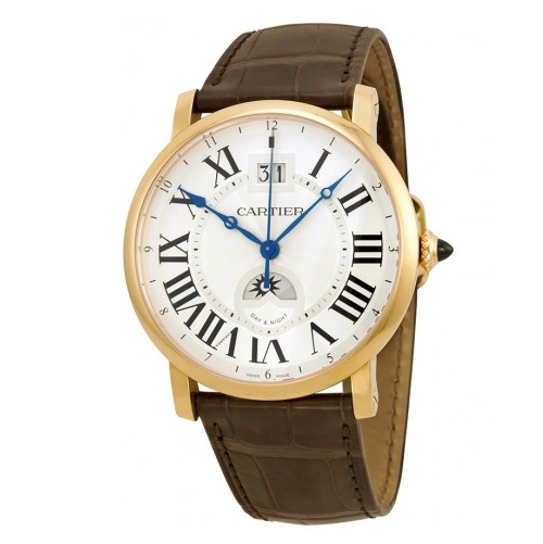 Jomashop：Cartier 卡地亞 Rotonde系列 W1556220 男款18K金自動機械腕錶，原價$25,400.00，現使用折扣碼后僅售$14,700.00，免運費