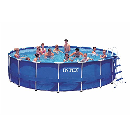 史低价！Intex 18ft X 48吋 金属构架游泳池 原价$599.99 现仅售388.99免运费