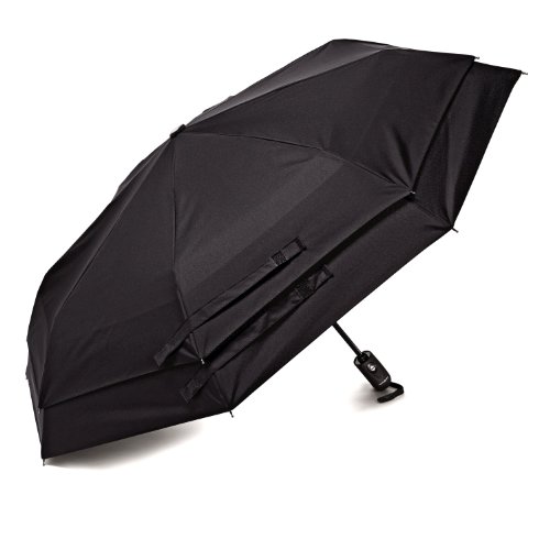 Samsonite 新秀丽 双层防风自动折叠雨伞，原价$30.00，现仅售$15.19