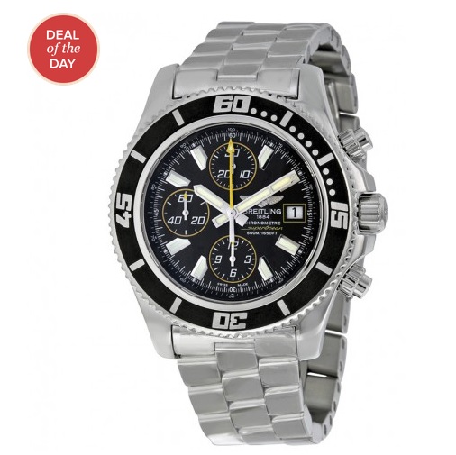 BREITLING Superocean Chronograph II Abyss Black and Yellow Dial Item No. A13341A8/BA82SS, only $3,150.00, free shipping