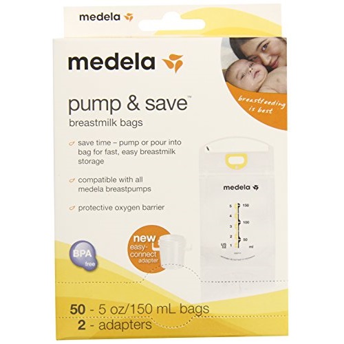 Medela Pump and Save Breast Milk Bags, 50 Count, only $10.69