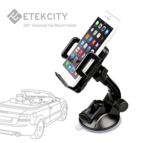 超贊！史低價！Etekcity  360度 吸盤汽車手機萬用座，原價$39.00，現使用折扣碼后僅售$6.98