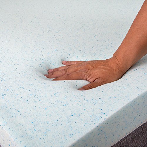 Gel Memory Foam 2.5 inch Mattress Topper by ExceptionalSheets - Made in the USA, Queen $119.99