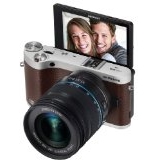 史低价！Samsung三星NX300M 20.3MP CMOS复古微单+18-55mm镜头套装$479.95 免运费