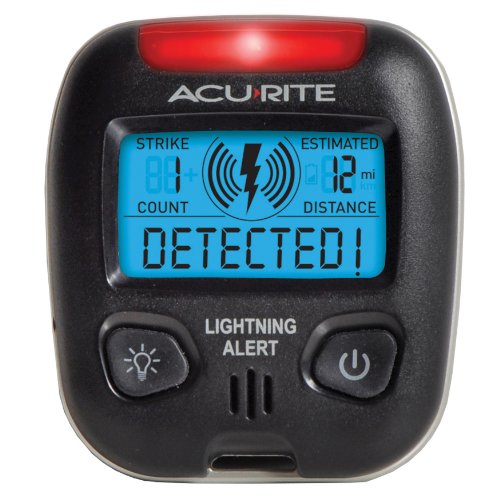 AcuRite 02020 Portable Lightning Detector, only $24.99