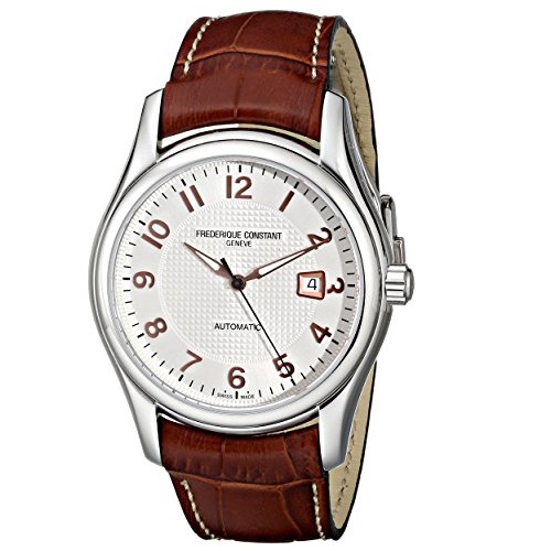 FREDERIQUE CONSTANT Runabout Automatic Silver Dial Brown Leather Men's Watch 303RV6B6,only $699.00, free shipping