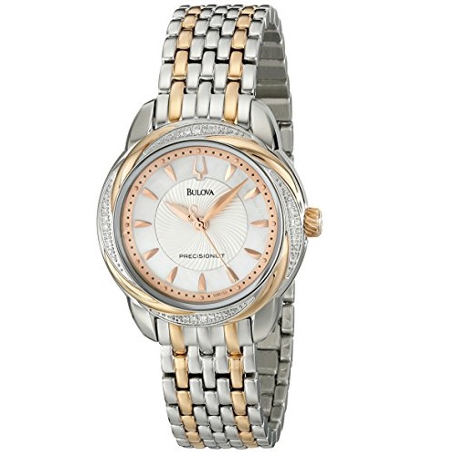 Bulova Women's 98R153 Precisionist Brightwater Two tone Rose gold Watch, only $119.89, free shipping after using coupon code 