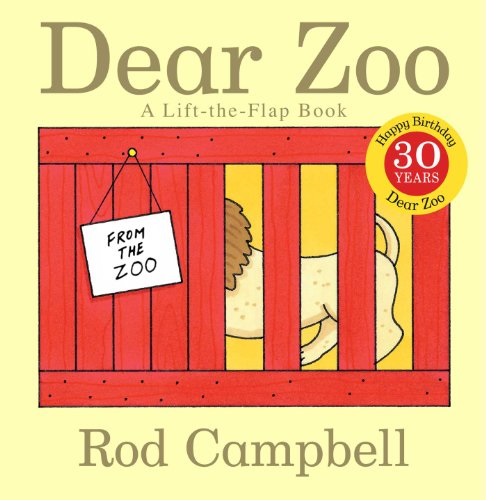  Dear Zoo亲爱的动物园硬页翻翻书，原价$6.99，现仅售$3.86