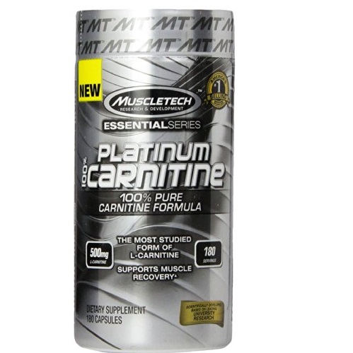 MuscleTech Platinum 100% Carnitine Supplement, 500 mg, 180 Count, only $14.66, free shipping after using SS
