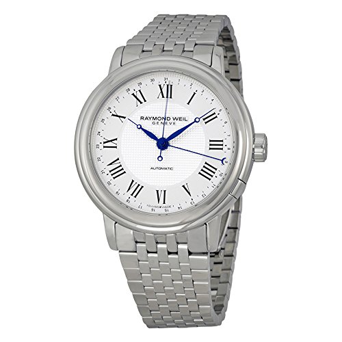 RAYMOND WEIL Maestro Automatic 38 Hour Power Reserve Silver Dial Stainless Steel Men's Watch 2851-ST-00659, only  $695.00, free shipping after using coupon code 