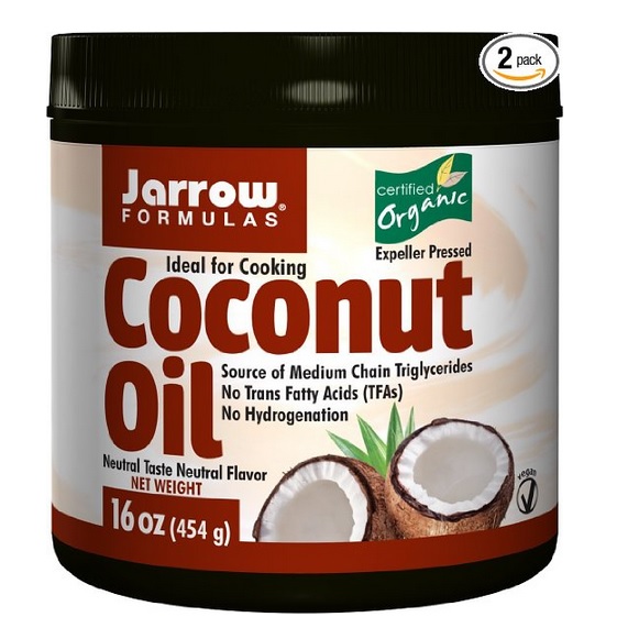 史低價！Jarrow 傑諾 有機椰子油，16oz/罐，共2罐，原價$23.90，現點擊coupon后僅售 $11.19，免運費
