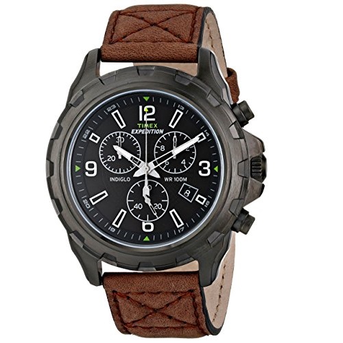 Timex Men's T499869J Expedition Rugged Chrono Analog Display Analog Quartz Brown Watch, only $38.49, free shipping after using coupon code 