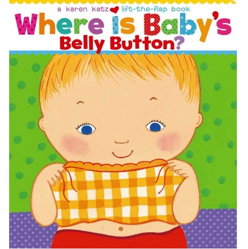 畅销书！ 《Where Is Baby's Belly Button宝宝的肚脐在哪里？》可翻折纸板书，原价$5.99，现仅售 $4.19